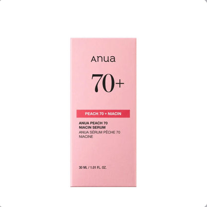 Anua Peach 70% Niacinamide Serum – Brightening & Glass Skin Hydrating Serum