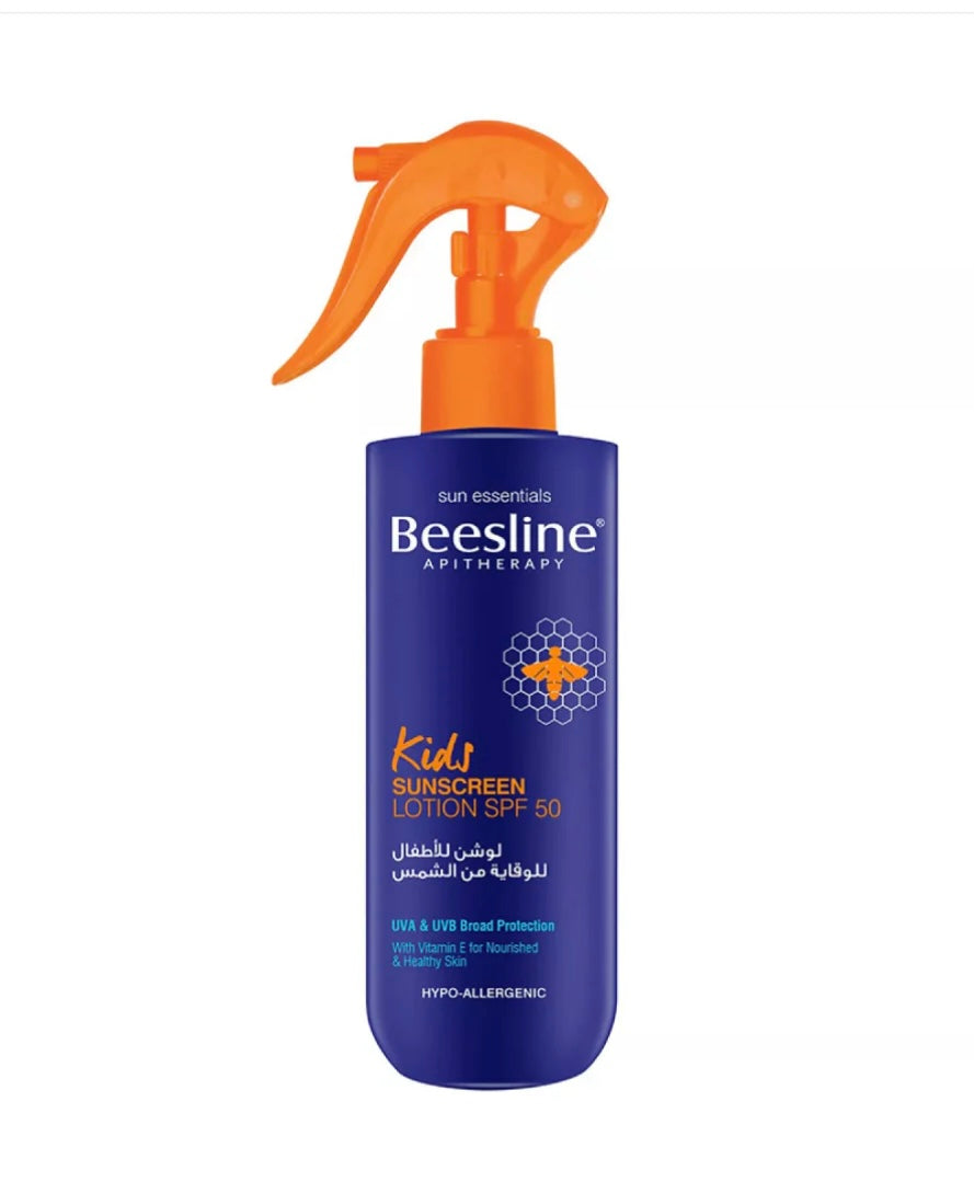 Beesline Kids Sunscreen Lotion SPF 50+ – Easy-Application Trigger Spray