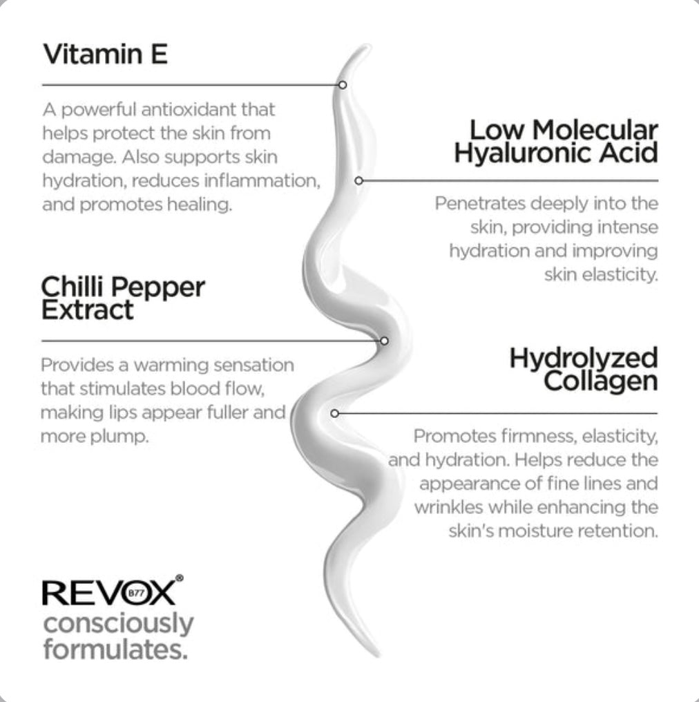 Revox B77 Just Lip Filler – Hydrating & Volume-Boosting Lip Plumping Serum