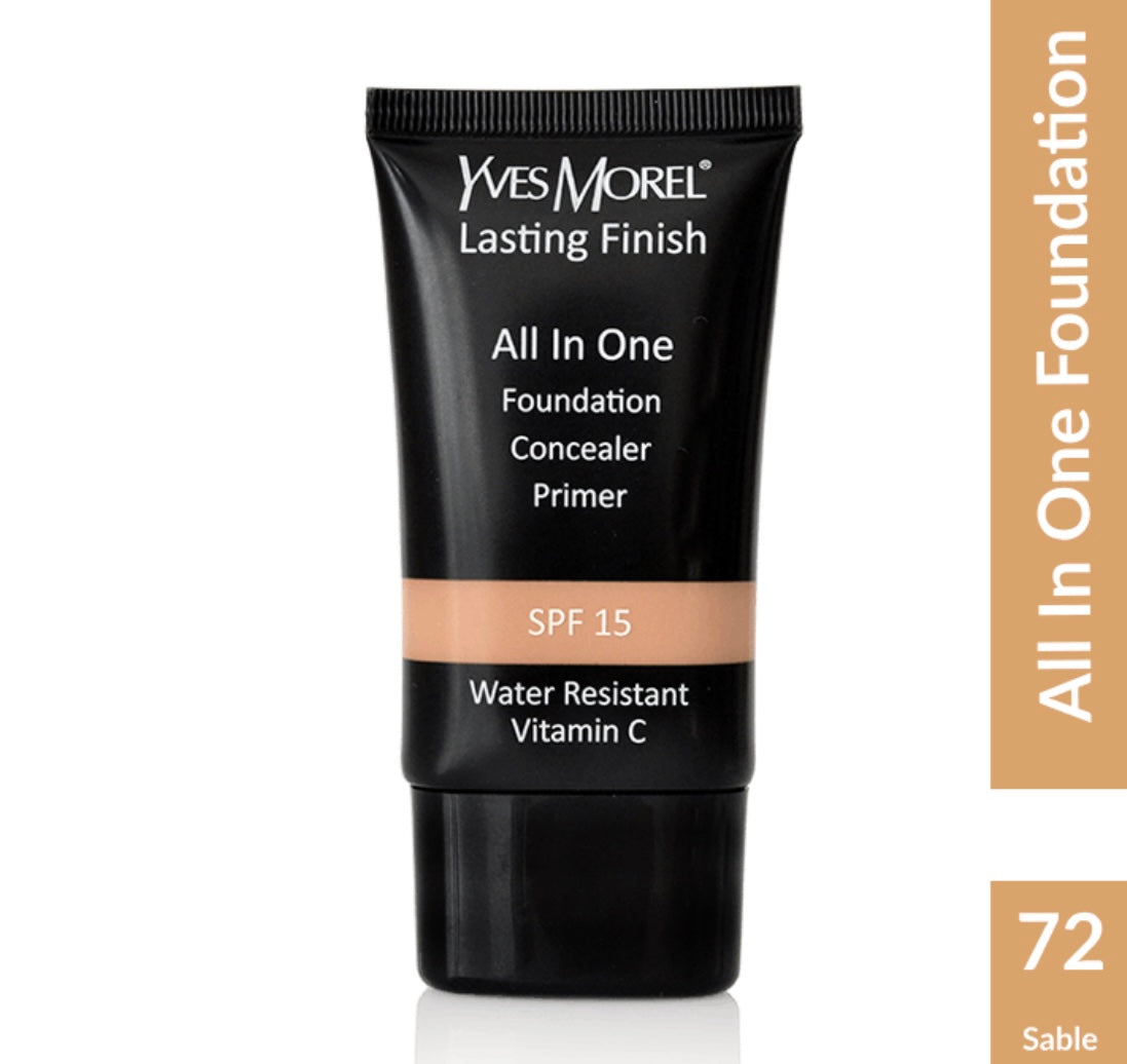 Yves Morel Lasting Finiah All In One Foundation, Concealer, Primer