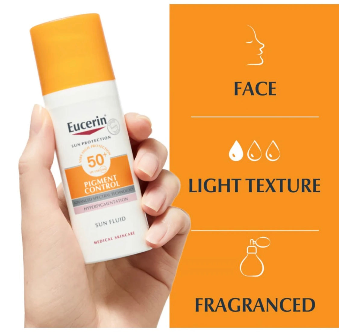 Eucerin Pigment Control SPF 50 – Anti-Dark Spots Sunscreen with Thiamidol