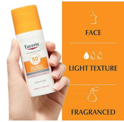 Eucerin Pigment Control SPF 50 – Anti-Dark Spots Sunscreen with Thiamidol