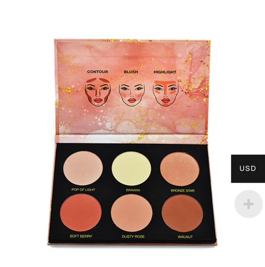 Yves Morel Powder Contouring Palette- Go Nude