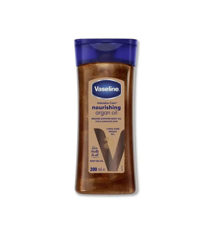 Vaseline Nourishing Argan Oil Body Gel Oil with Golden Shimmer (200ml)