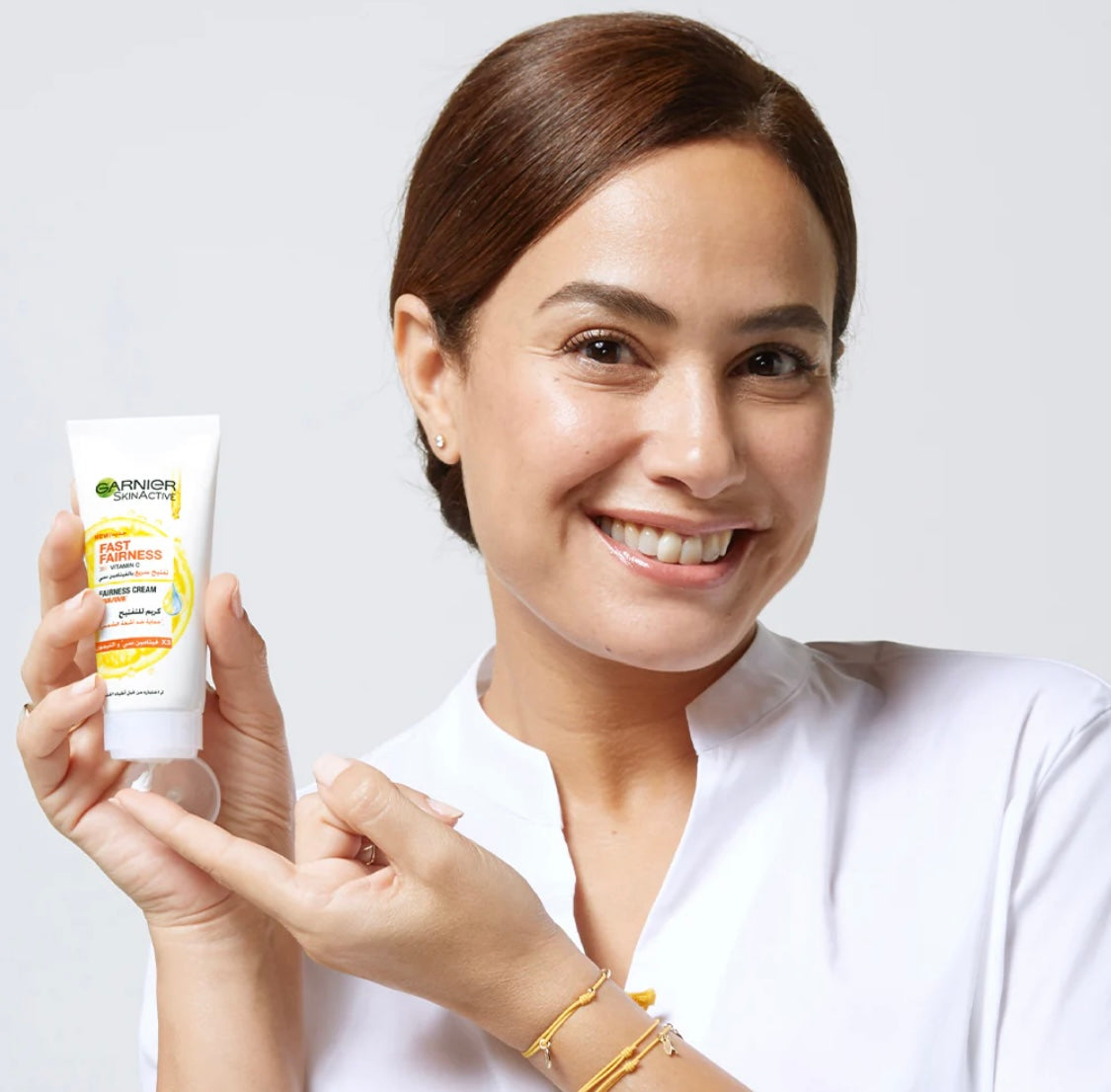 Garnier SkinActive Fast Bright Day Cream with 3x Vitamin C & Lemon – UVA/UVB Protection Brightening Moisturizer 50ml