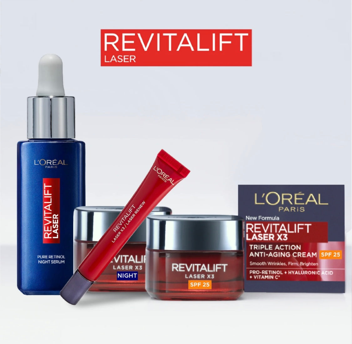 L’Oréal Paris Revitalift Laser Renew Night Cream – Anti-Aging Night Moisturizer for Wrinkles & Firmness