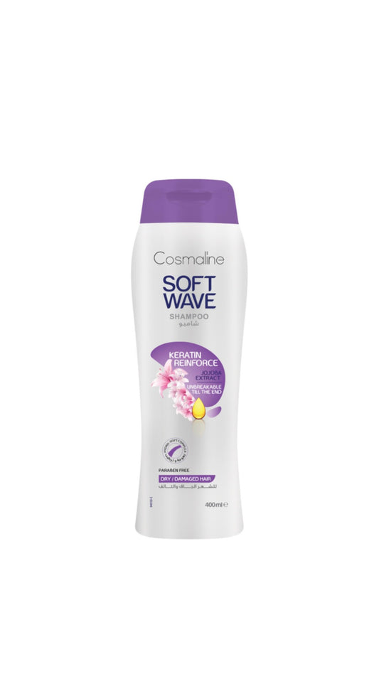 Cosmaline Soft Wave Keratin Reinforce Shampoo 400ml