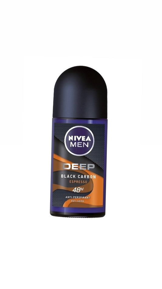 Nivea Men Deep Black Carbon Espresso 48H Anti-perspirant Roll-on