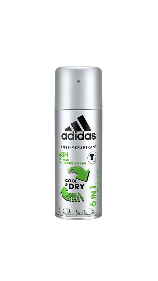 Adidas Cool & Dry 6in1 Total Protection Body Spray