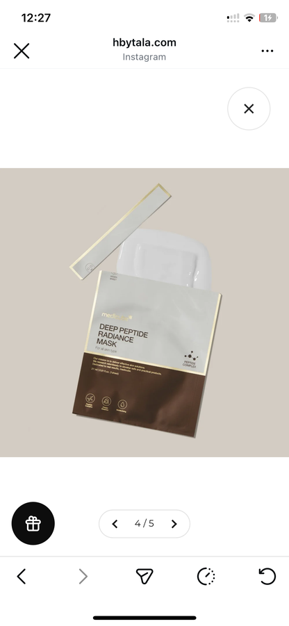 Deep Peptide Radiance Mask