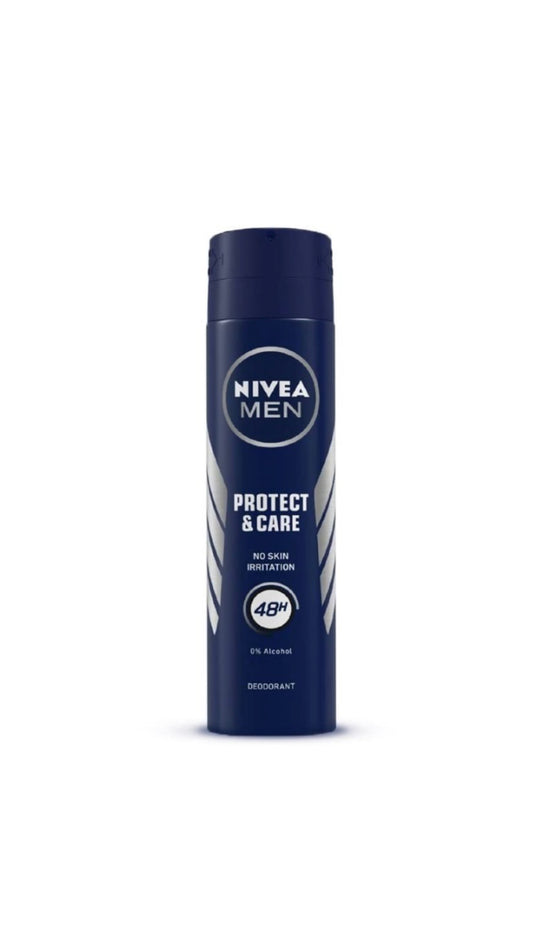 NIVEA Men Protect & Care Body Spray – 48 Hour Protection & Skin Care