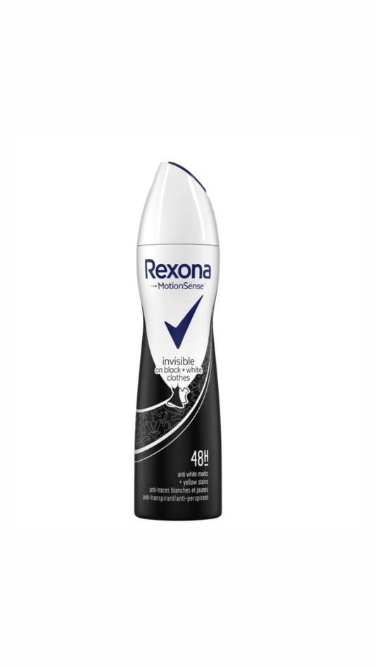 Rexona Women MotionSense Invisible Black + White 48h Antiperspirant Spray