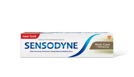 Sensodyne Multi Care + Whitening Toothpaste – Daily Protection for Sensitive Teeth