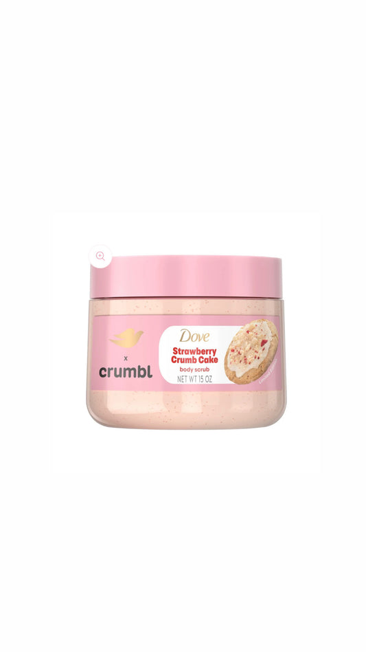 Dove Strawberry Crumb Cake Body Scrub Limited Edition 425g – Exfoliating & Indulgent Body Polish