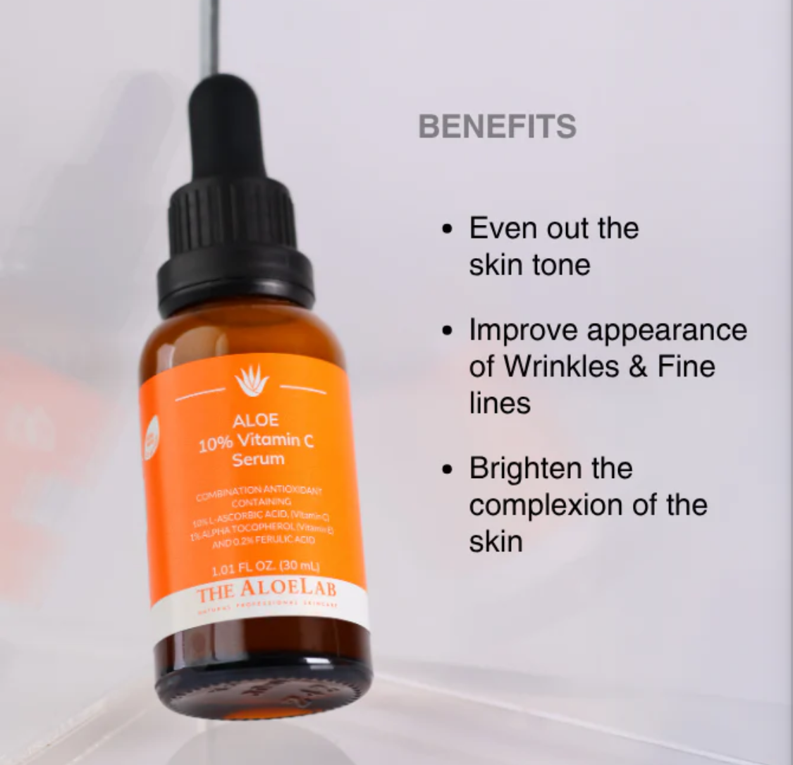 Crystal Skin, Aloe 10% Vitamin C Serum