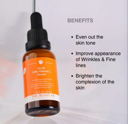 Crystal Skin, Aloe 10% Vitamin C Serum