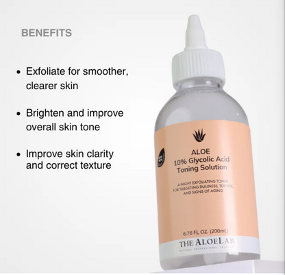 Aloe Lab 10% Glycolic Acid Toning Solution