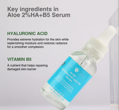 Aloe Lab 2% Hyaluronic Acid + B5 Serum